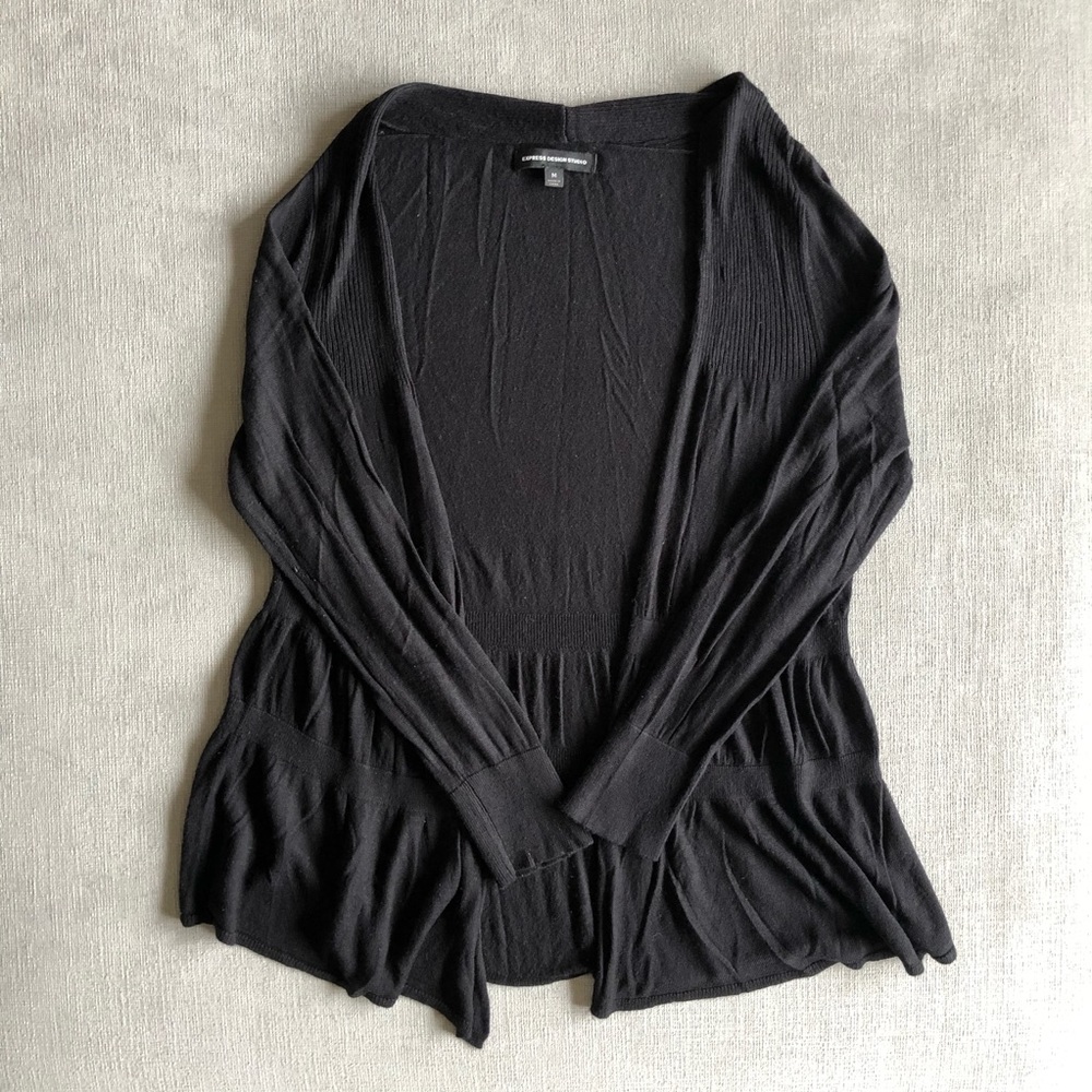 Open front sweater